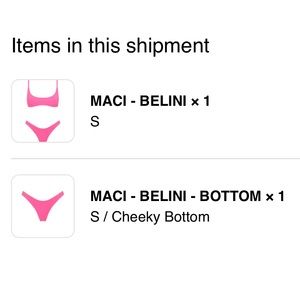 Nwt Maco Bellini Triangl swimwear bikini small